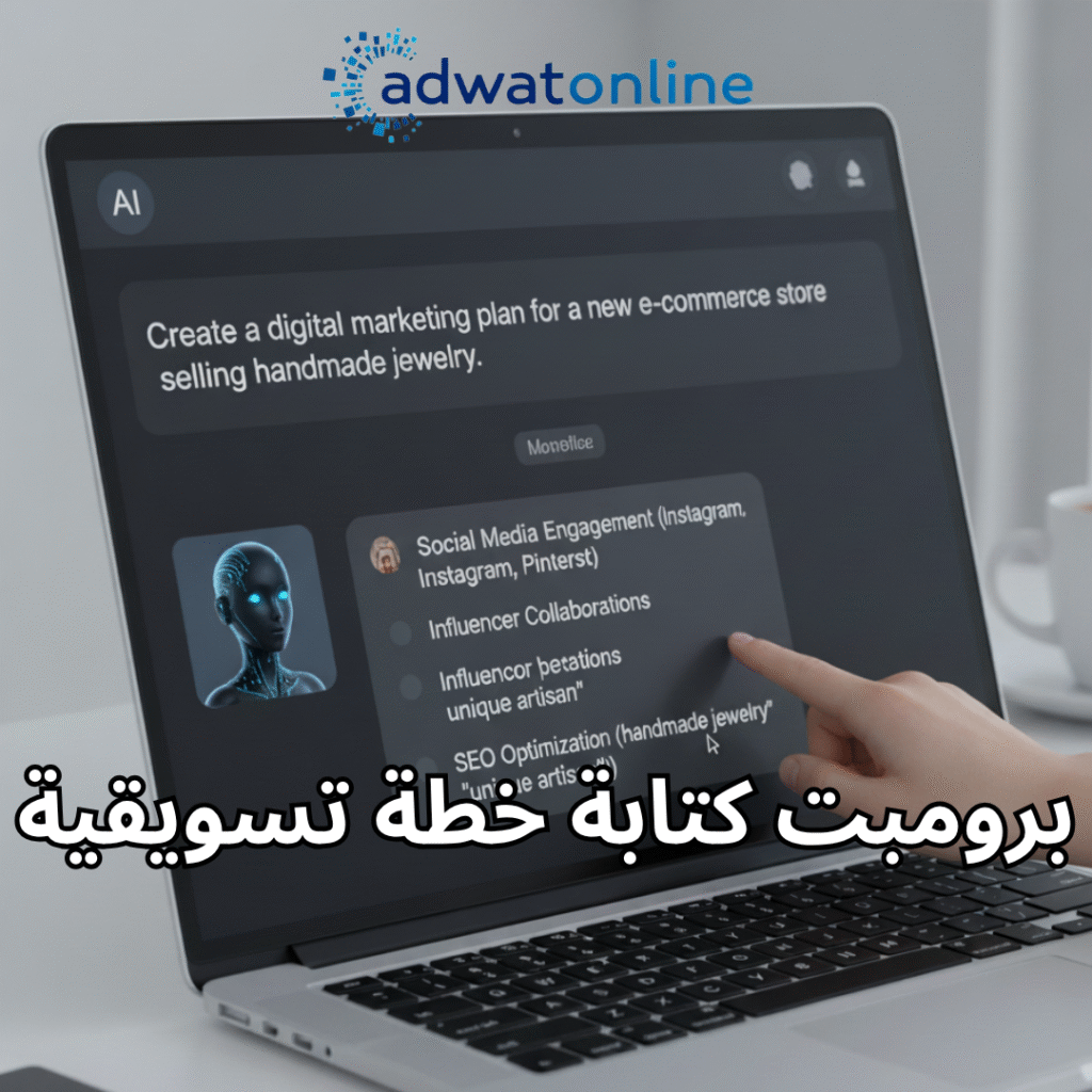 برومبت كتابة خطة تسويقية