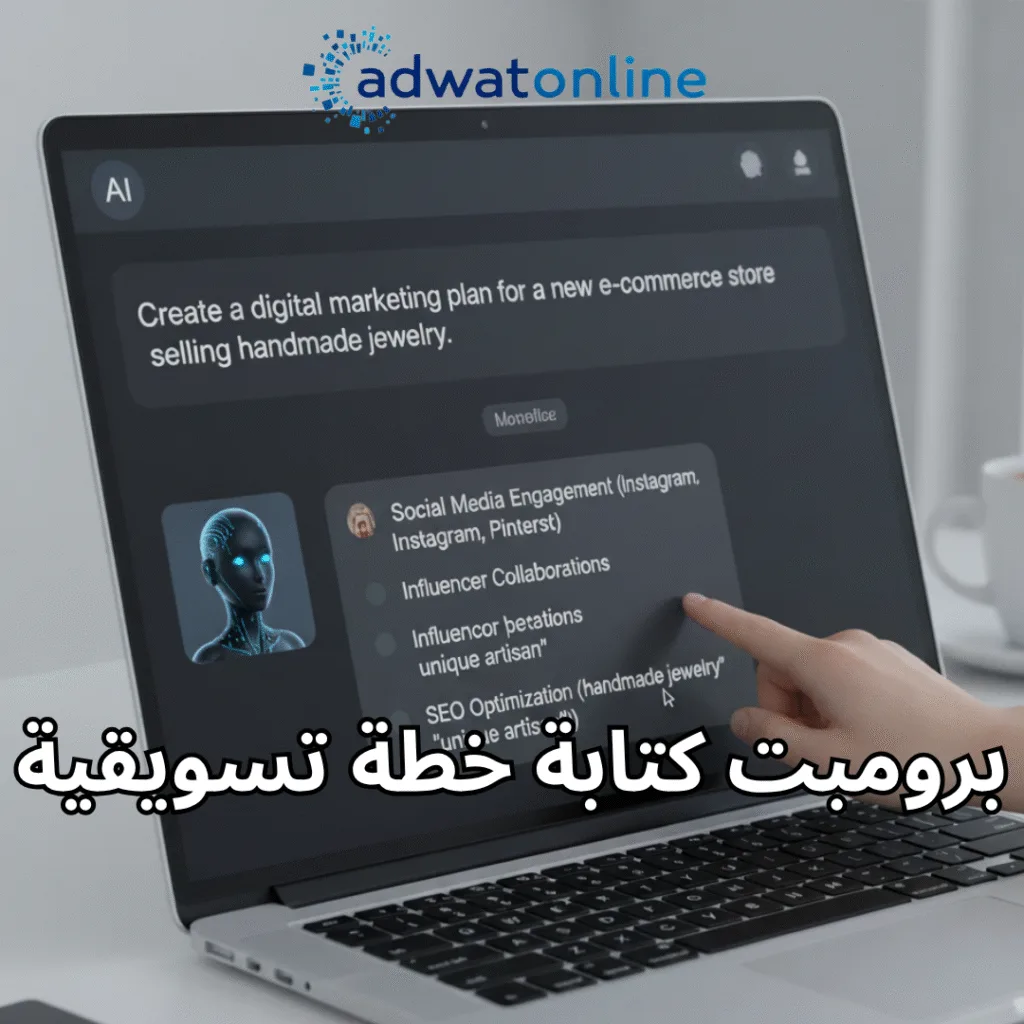 برومبت كتابة خطة تسويقية